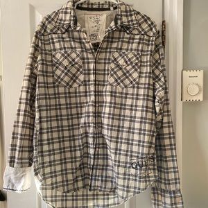 Guess Button Down Long Sleeve Shirt